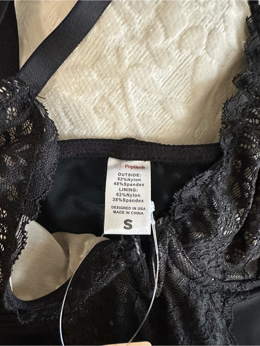 Popilush Black Lace Halter Jumpsuit - Picture 7 of 8